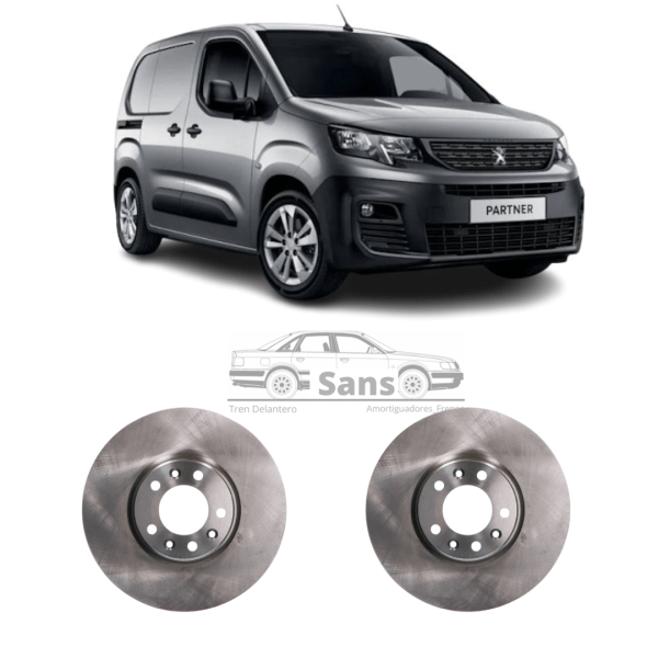 DISCO FRENO DELANTERO PEUGEOT RIFTER PEUGEOT PARTNER K9 2018 AL 2024 (PAR)