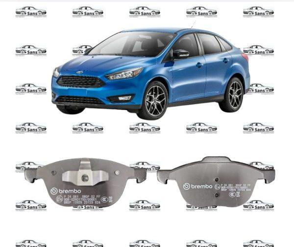Pastilla de freno Brembo para Ford focus 2012 al 2019